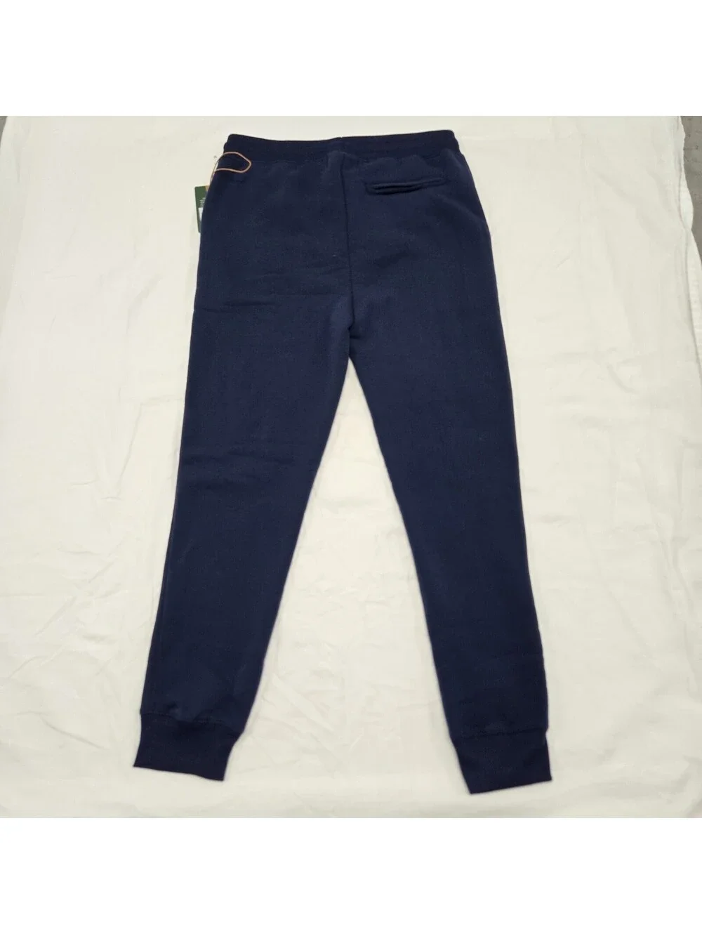 NWT Mens MEDIUM Arthur Beale AB Navy Jogger Sweatpants Fleece Pockets Adjustable